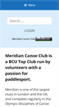 Mobile Screenshot of meridiancanoeclub.com